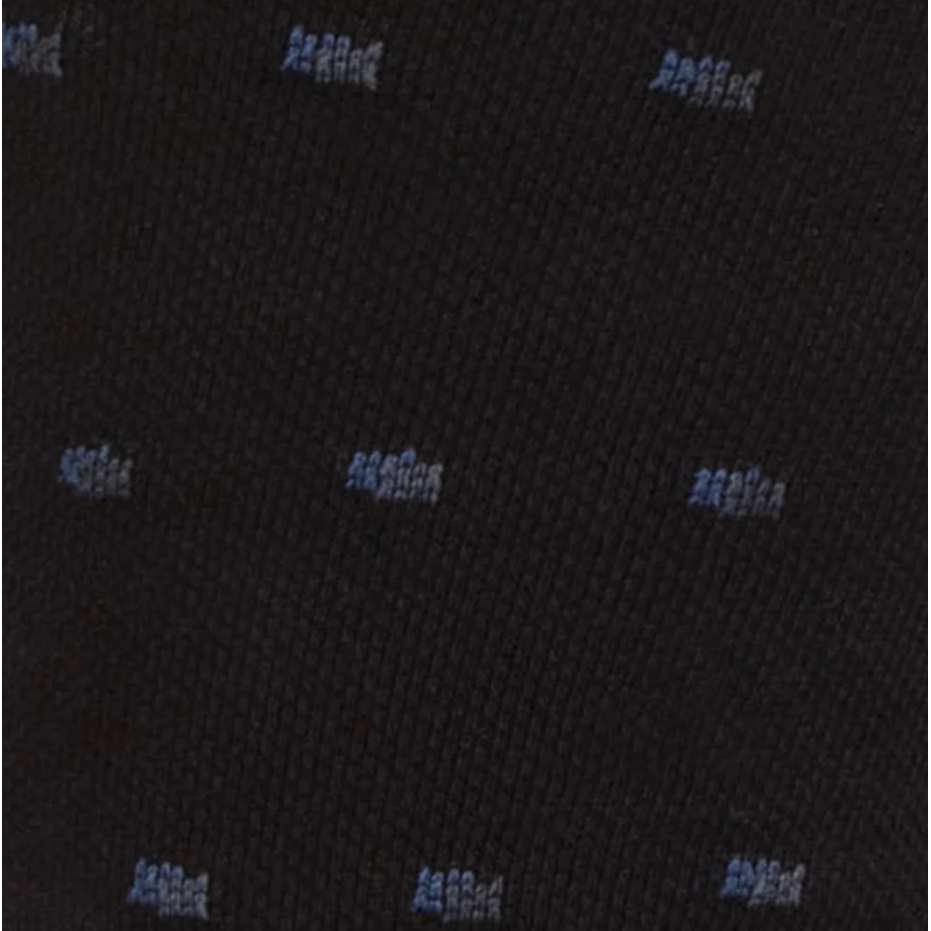 1 Pair Mens Compression Flight Socks - Black/Blue
