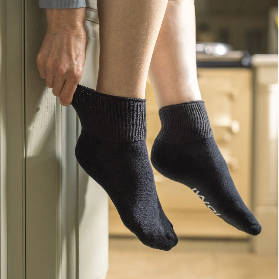 3 Pairs Cushion Foot Diabetic Ankle Socks