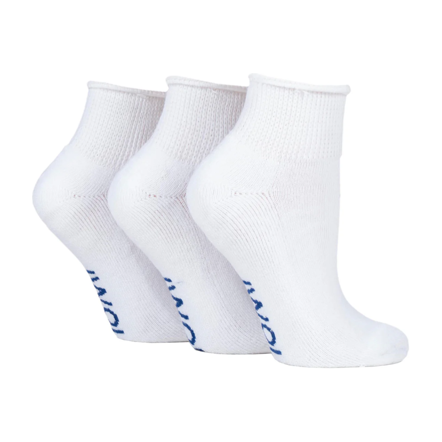 3 Pairs Cushion Foot Diabetic Ankle Socks