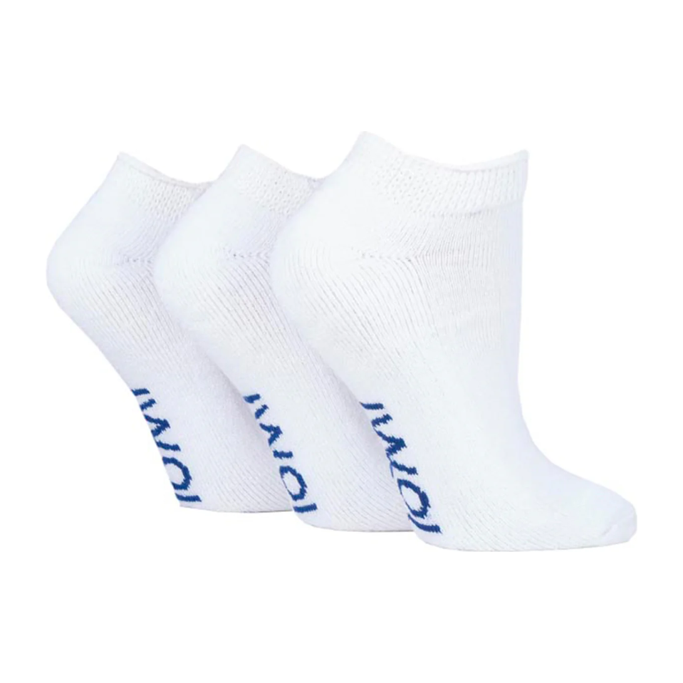3 Pairs Cushion Foot Diabetic Trainer Socks
