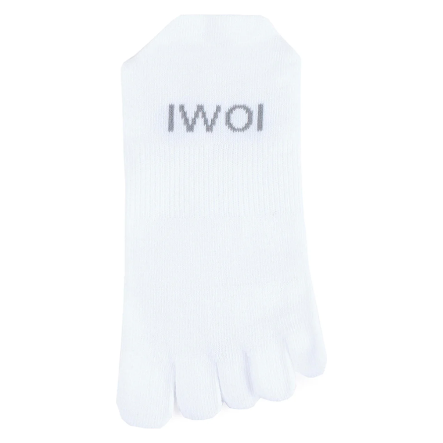 1 Pair Toe Socks - White
