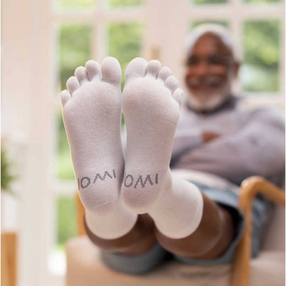 1 Pair Toe Socks - Black