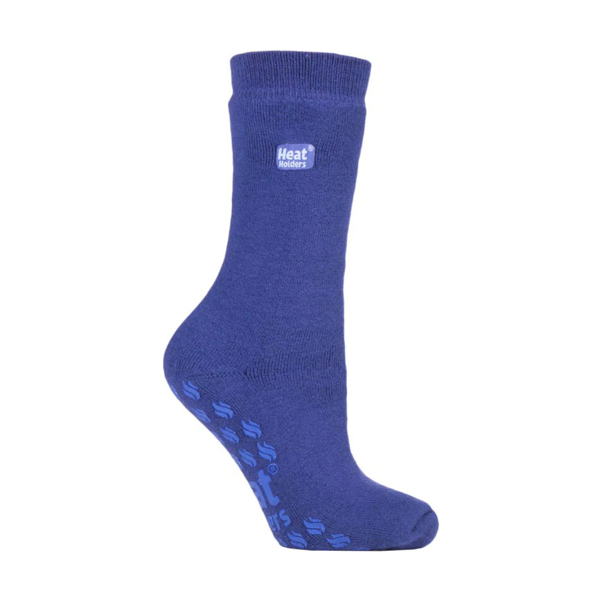 1 Pair Ladies Heat Holders Raynaud's Thermal Slipper Socks - Lavender
