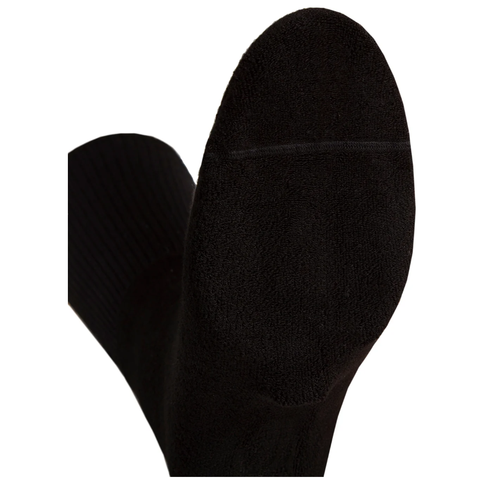 1 Pair Upside Down Inside Out Socks - Black