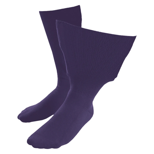 1 Pair Extra Wide Oedema Socks - Amethyst