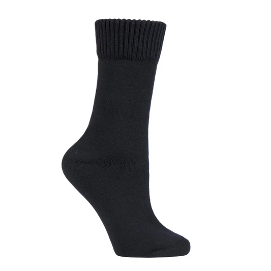 1 Pair Extra Wide Thermal Oedema Sock - Black