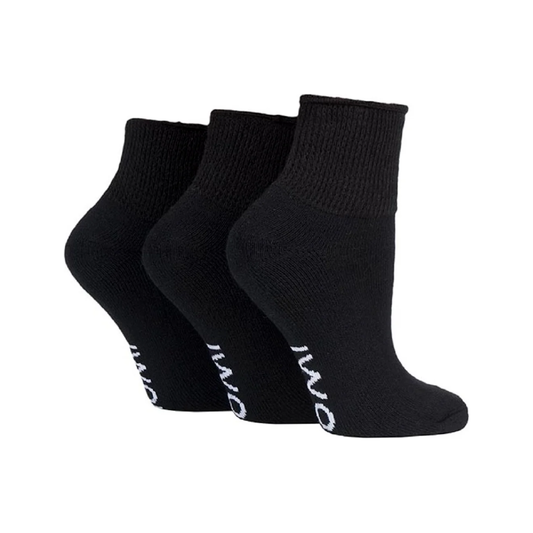 3 Pairs Cushion Foot Diabetic Ankle Socks