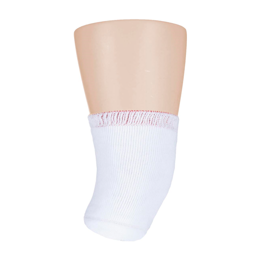 6 Pack Prosthetic Socks - White - 20cm Length
