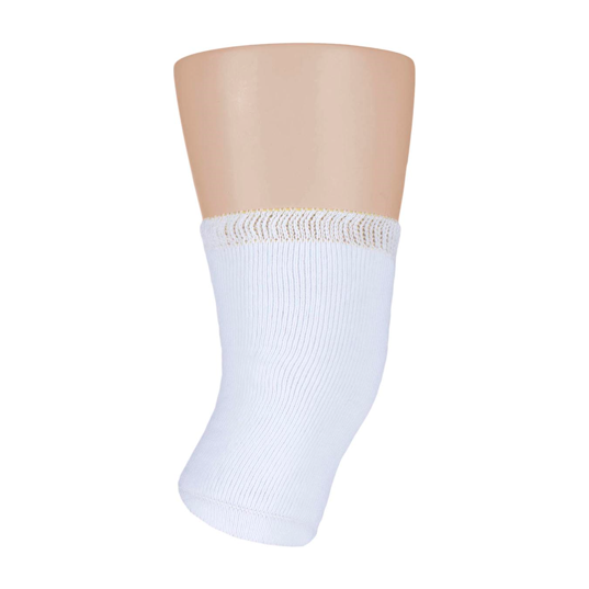 6 Pack Prosthetic Socks - White - 25cm Length